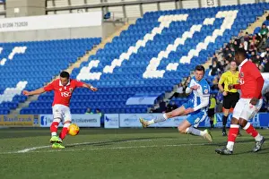 Bristol City's James Tavernier Goes for Glory: Colchester United vs. Bristol City, Sky Bet League One (February 21, 2015)