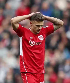 Bristol City V Queens Park Rangers Prints: Bristol City's Jamie Paterson Regrets Missed Opportunity Against Queens Park Rangers