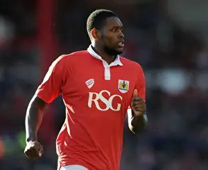 Bristol City V Chesterfield Prints: Bristol City's Jay Emmanuel-Thomas in Action against Chesterfield