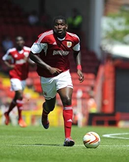 Images Dated 13th July 2013: Bristol City's Jay Emmanuel-Thomas in Action against Glasgow Rangers, 2013