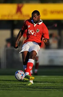Weston V Bristol City Prints: Bristol City's Jay Emmanuel-Thomas in Action during Pre-Season Friendly (2014)