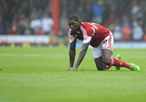 Bristol City's Jay Emmanuel-Thomas in Action Against Wolves, Sky Bet League One, 2013