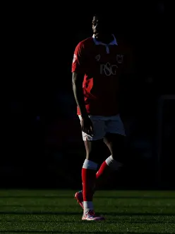 Bristol City V AFC Telford Prints: Bristol City's Jay Emmanuel-Thomas Basks in Sunlight Amidst FA Cup Action