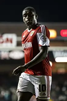 Gate Prints: Bristol City's Jay Emmanuel-Thomas in Deep Thought during Sky Bet League One Match