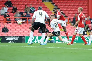 Bristol City V Colchester United Prints: Bristol City's Jay Emmanuel-Thomas Goes for Glory Against Colchester United