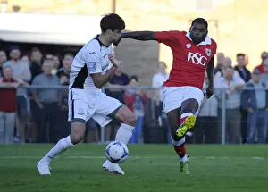 Bristol City's Jay Emmanuel-Thomas Goes for Glory in Pre-Season Friendly against Weston Super Mare