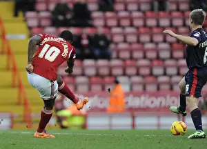 Bristol City V Walsall Prints: Bristol City's Jay Emmanuel-Thomas Goes for Glory Against Walsall in Sky Bet League One