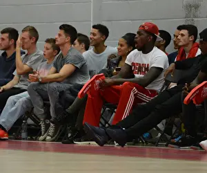 Bristol Flyers V USA Select Prints: Bristol City's Jay Emmanuel-Thomas Observes Flyers vs