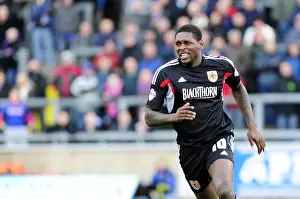 Carlisle United V Bristol City Prints: Bristol City's Jay Emmanuel-Thomas Scores Double: Carlisle United vs
