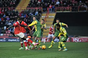 Bristol City V Notts County Prints: Bristol City's Jay Emmanuel-Thomas Scores Hat-Trick Against Notts County (3-0)