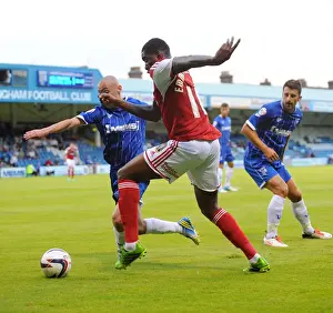 Gillingham V Bristol City Prints: Bristol City's Jay Emmanuel-Thomas Scores Opening Goal Against Gillingham in Capital One Cup