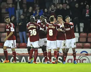 Bristol City's Jay Emmanuel-Thomas Scores Second Goal Against Swindon Town in Sky Bet League One