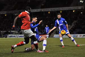Bristol City's Jay Emmanuel-Thomas Sets Up Matt Smith's Goal: Gillingham vs. Bristol City, Johnstone's Paint Trophy Area Final