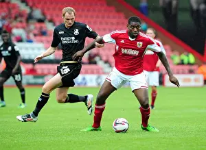 Bournemouth V Bristol City Prints: Bristol City's Jay-Emmanuel Thomas Takes Control Against Bournemouth, 2013