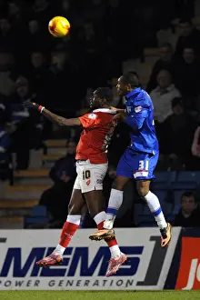 Gillingham V Bristol City - JPT Prints: Bristol City's Jay Emmanuel-Thomas vs Gillingham's Gavin Hoyte