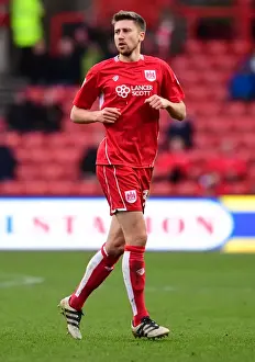 Bristol City's Jens Hegeler in Action during Bristol City vs Rotherham United, Sky Bet Championship 2017