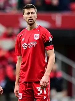 Bristol City's Jens Hegeler in Action against Cardiff City (14/01/2017)