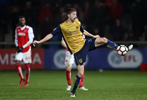 Framed Print : Bristol City's Jens Hegeler in Action during FA Cup Replay Showdown against Fleetwood Town at Highbury Stadium Framed Print : Bristol City's Jens Hegeler in Action during FA Cup Replay Showdown against Fleetwood Town at Highbury Stadium