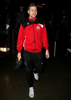 Bristol City's Jens Hegeler Arrives at Highbury Stadium Ahead of Fleetwood Town Clash (FA Cup Replay)