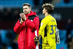 Aston Villa V Bristol City Prints: Bristol City's Jens Hegeler Shows Gratitude to Fans After 2-0 Loss at Villa Park