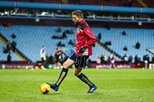Aston Villa V Bristol City Prints: Bristol City's Jens Hegeler Warming Up Ahead of Aston Villa Clash at Villa Park