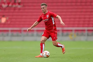 Bristol City's Joe Bryan in Action at Ashton Gate Stadium (Pre-Season Friendly vs Portsmouth, 2016)