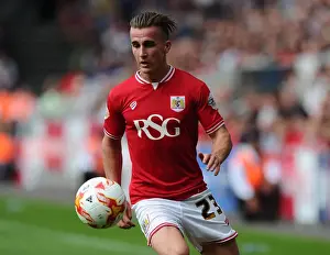 Bristol City's Joe Bryan in Action against Burnley at Ashton Gate (Sky Bet Championship, 2015)