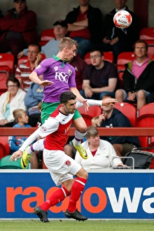 Bristol City's Joe Bryan in Action against Fleetwood Town, 2014