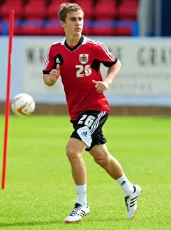 Images Dated 31st July 2012: Bristol City's Joe Bryan in Action during Pre-Season Training (July 2012)