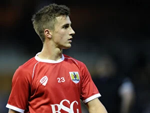 Images Dated 16th September 2014: Bristol City's Joe Bryan in Action at Vale Park, September 16, 2014 - Football Match