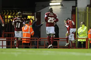 Bristol City V Crawley Town Prints: Bristol City's Joe Bryan Celebrates Goal Against Crawley Town