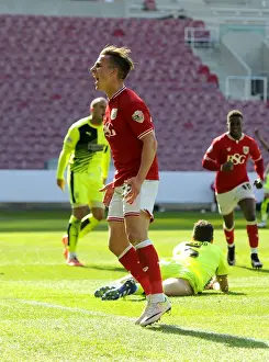 Bristol City V Huddersfield Town Prints: Bristol City's Joe Bryan Celebrates Goal Against Huddersfield Town (30.04.2016)