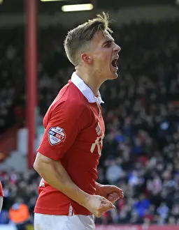 Bristol City's Joe Bryan Celebrates Thrilling Goal Against Notts County in Sky Bet League One at Ashton Gate