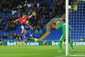 Bristol City's Joe Bryan Charges Towards Cardiff City Goal in Sky Bet Championship Clash