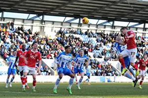 Colchester United V Bristol City Prints: Bristol City's Joe Bryan Charges Towards Goal in Colchester United Clash