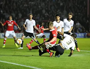 Swindon Prints: Bristol City's Joe Bryan Delivers a Cross Against Swindon Town