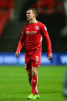 Bristol City V Fulham Prints: Bristol City's Joe Bryan Disappointed After Loss to Fulham in 2017 Championship Match