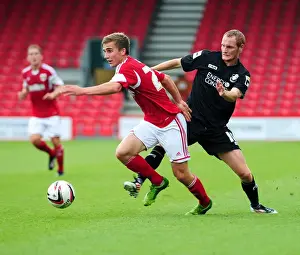 Bournemouth V Bristol City Prints: Bristol City's Joe Bryan Evades Tackle vs Bournemouth, 2013