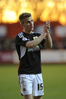 Bristol City's Joe Bryan in FA Cup Action at Tamworth, 2013