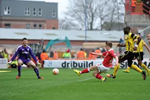 Bristol City's Joe Bryan Goes for Glory Against Barnsley, 2015