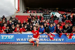 Bristol City's Joe Bryan Greets Young Fans After Championship Match
