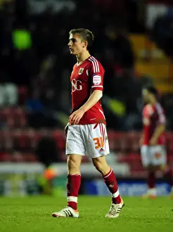 Bristol City V Leicester City Prints: Bristol City's Joe Bryan Makes Football Debut Against Leicester City at Ashton Gate Stadium - March 2012