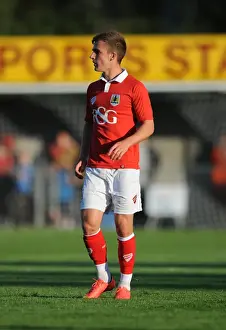 Bristol City's Joe Bryan in Pre-Season Action at Weston Super Mare's Woodspring Stadium (09/07/2014)