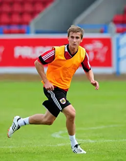 Bristol City's Joe Bryan in Pre-Season Training Action (July 2012)