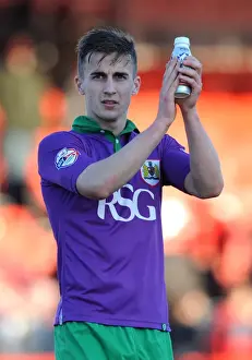 Bristol City's Joe Bryan Salutes Crawley Town Fans