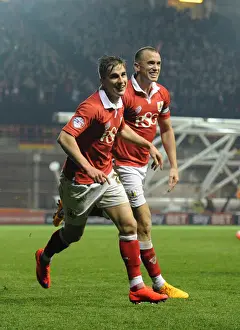 Swindon Prints: Bristol City's Joe Bryan Scores Dramatic Goal Against Swindon Town