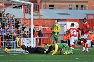 Bristol City V Notts County Prints: Bristol City's Joe Bryan Scores Opening Goal in Sky Bet League One Match Against Notts County at Ashton Gate