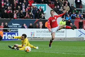 Bristol City V Bolton Wanderers Prints: Bristol City's Joe Bryan Scores Sixth Goal in Thrashing of Bolton Wanderers (19-03-2016)