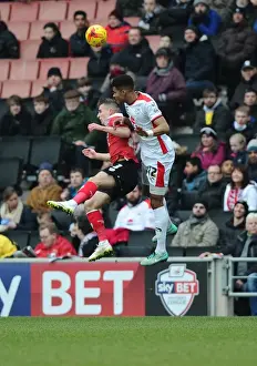 MK Dons V Bristol City Prints: Bristol City's Joe Bryan vs