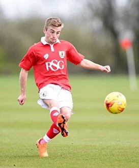 Images Dated 13th April 2015: Bristol City's Joe Morrell in Action against Ipswich Town U21s, 10/11/2014
